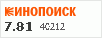 Рейтинг по версии Кинопоиска